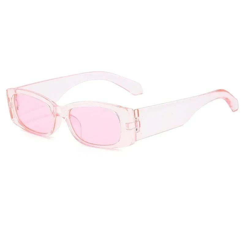 Trendy Rectangle Sunglasses for Men Women Luxury Brand Designer Square Frame Vintage Small Sun Glasses Oculos De Sol As Picture