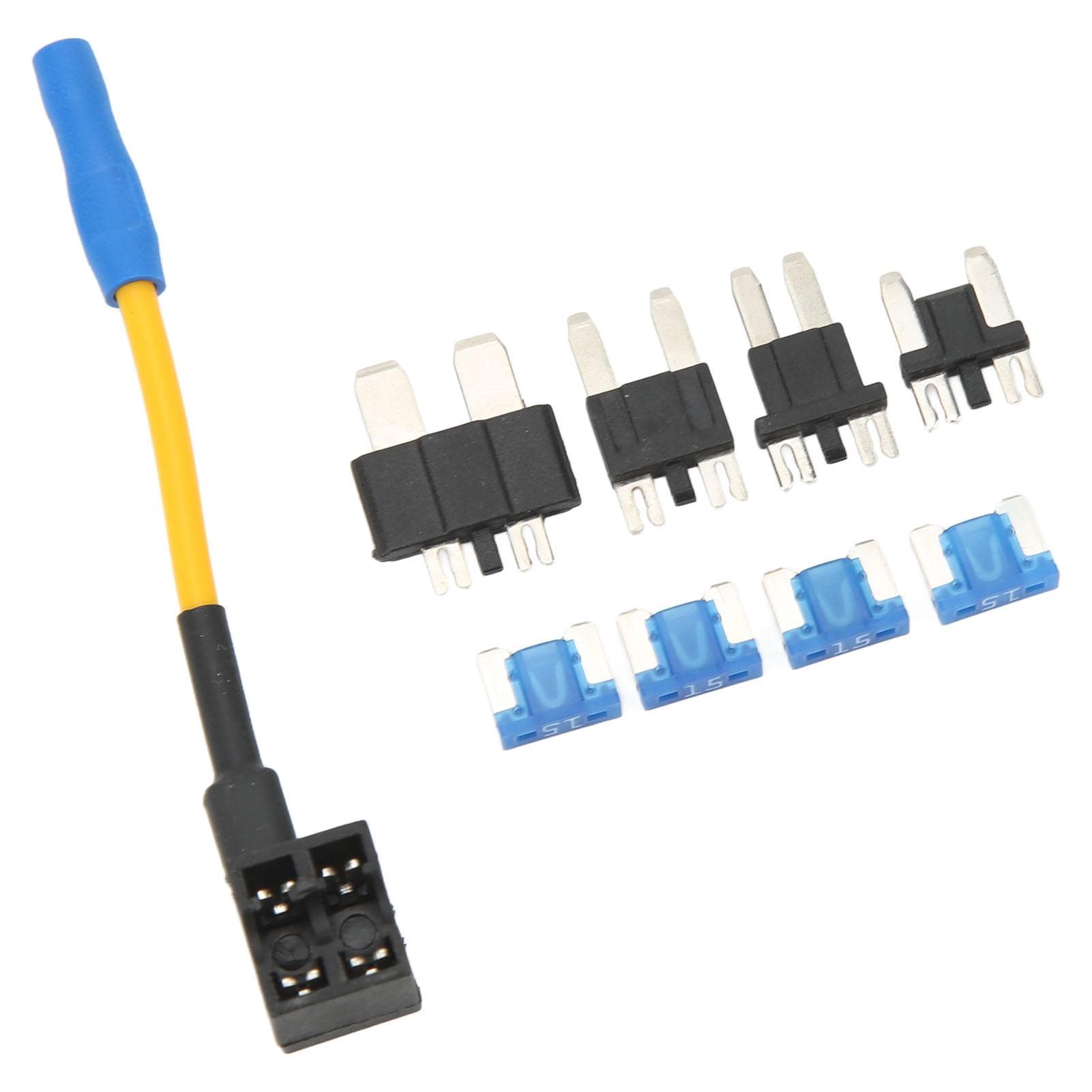 Car Add Circuit Fuse Adapter Strong Conductivity Non Destructive Modification Blade Fuse Holder Kit