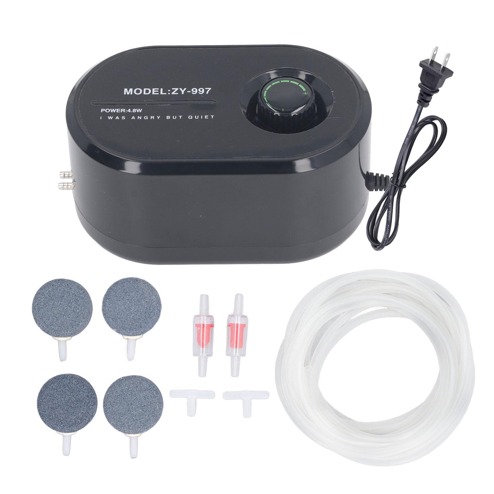Aquarium Air Pump Oxygen Aerator Pump Double Layer Soundproof Quiet Versatile Fish Tank Air Pump