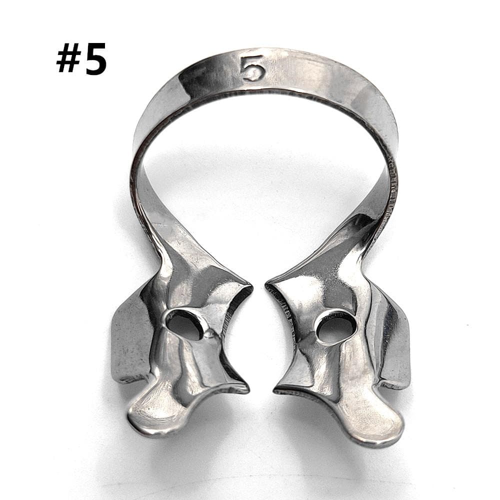 1 piece Most Popular Dental Restoration Rubber Dam Clamps Rubber Barrier Clip Stainless Steel Material 1 piece Code 5