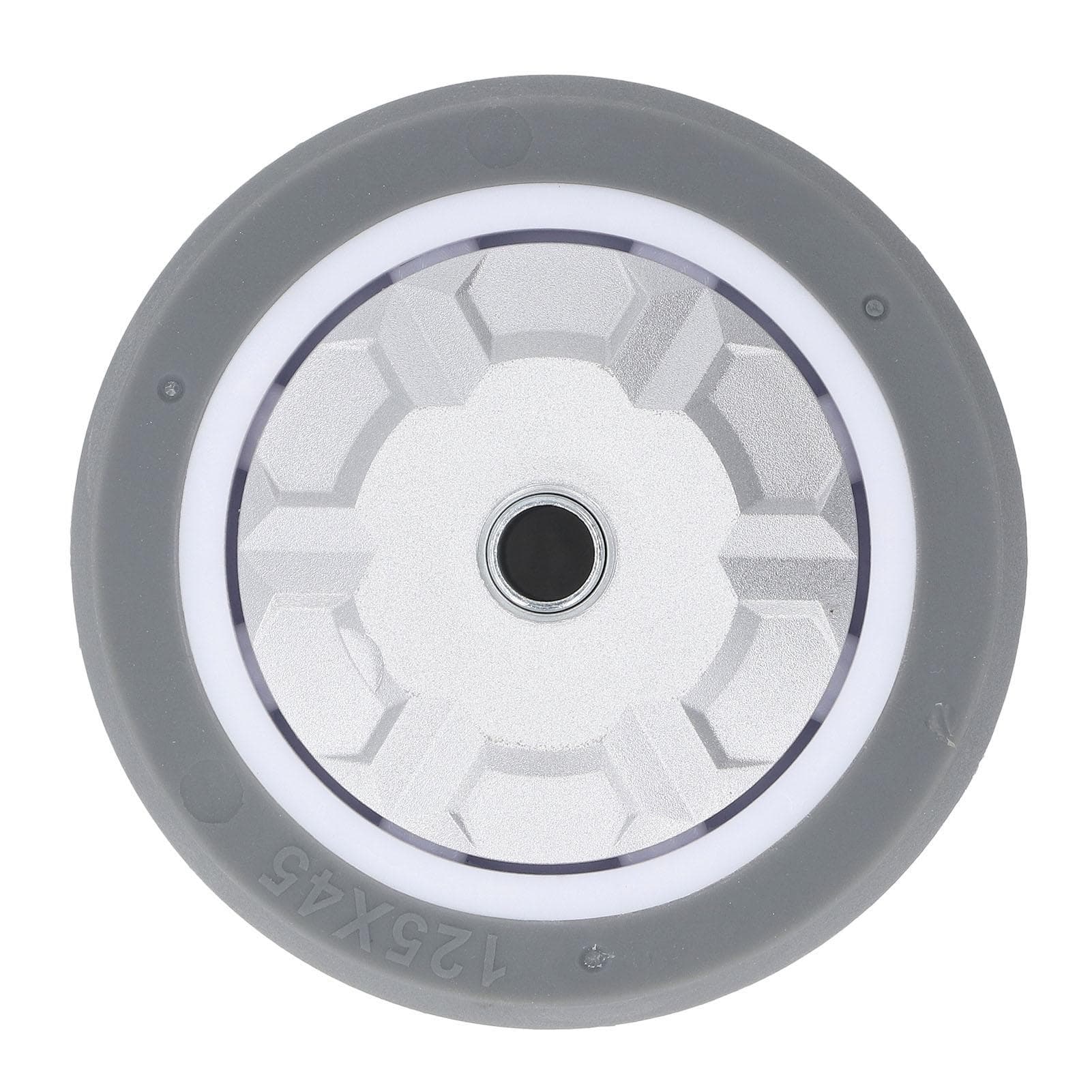 5 Inch Rubber Wheel 200KG Load Capacity Shock Absorbing Hard Wearing Quiet Solid TPR Wheel for Cart