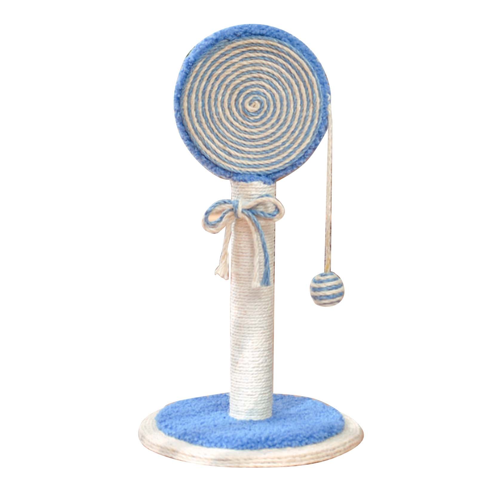 Cat Climbing Frame Lollipop Shaped Sisal Claw Grinding Interactive Multifunctional Cat Tower for blue