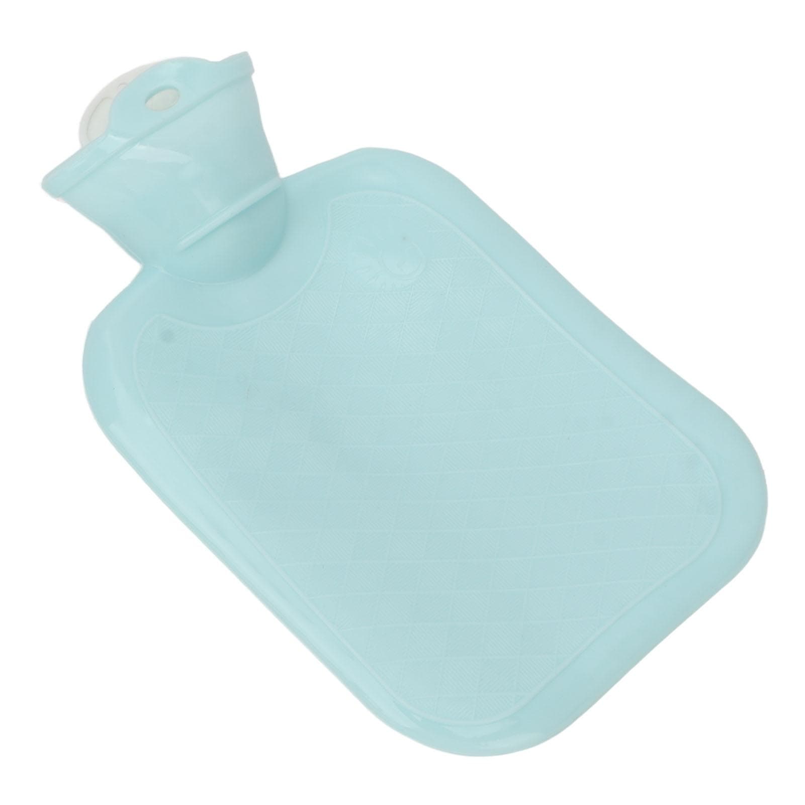500ML Hot Water Bag Thicken Soft PVC Pressure Resistant Explosion Proof Portable Warm Water Bottle blue