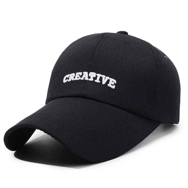 Versatile CREATIVE Baseball Cap: Ideal for Leisure and Sports black