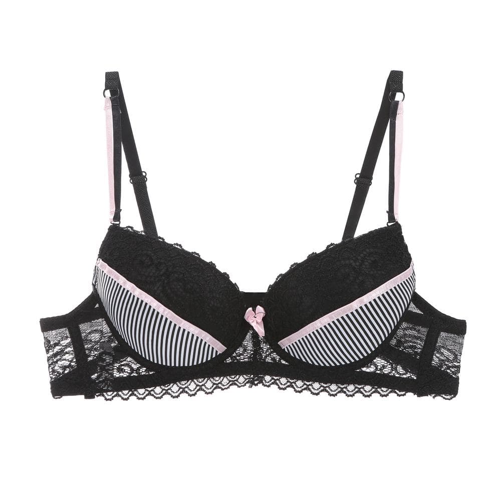 Sexy Push Up Bra Plus Size Cup Women Bra Brassiere Plunge Lingerie Bras For Women Underwear 36A black