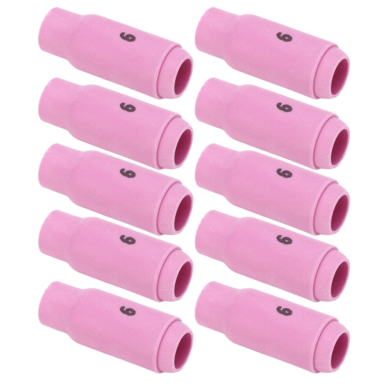10Pcs TIG Welding Cup 10N48 6# Ceramic Nozzle Accessory Set Kit for WP17 18 26 Torch