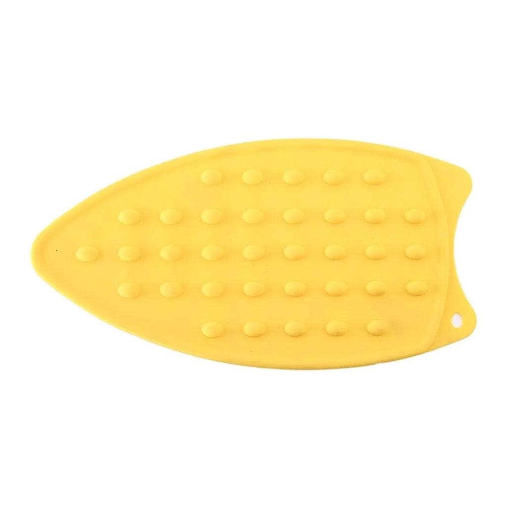 Iron Pad Portable Silicone Iron Rest Pad Placemat For Ironing Board Heat Resistant Iron Table Mat yellow