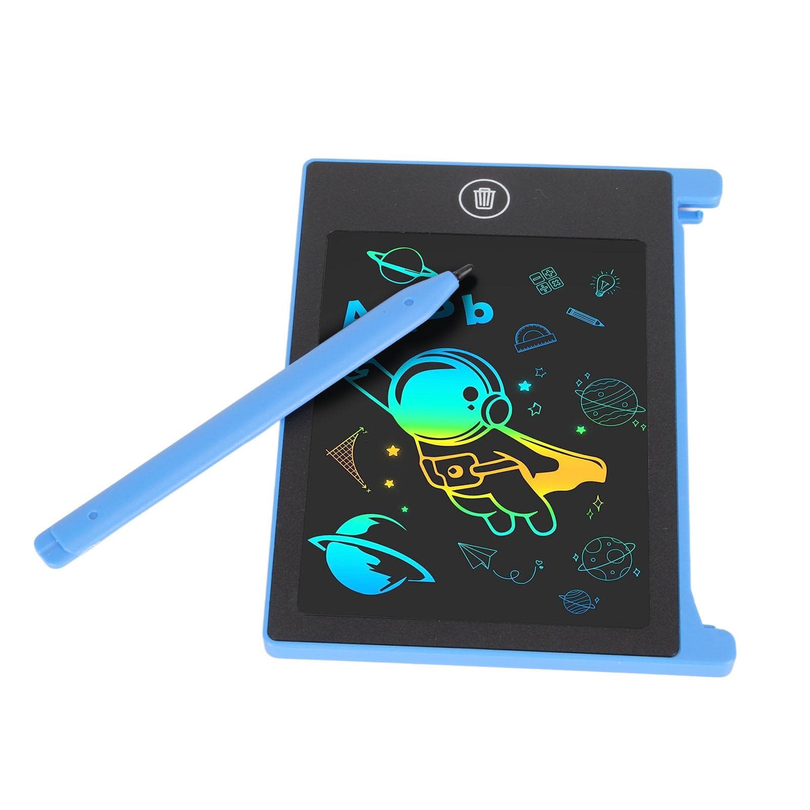Mini LCD Writing Tablet Waterproof 4.5in Erasable Reusable Electronic Drawing Pad Doodle Board for blue