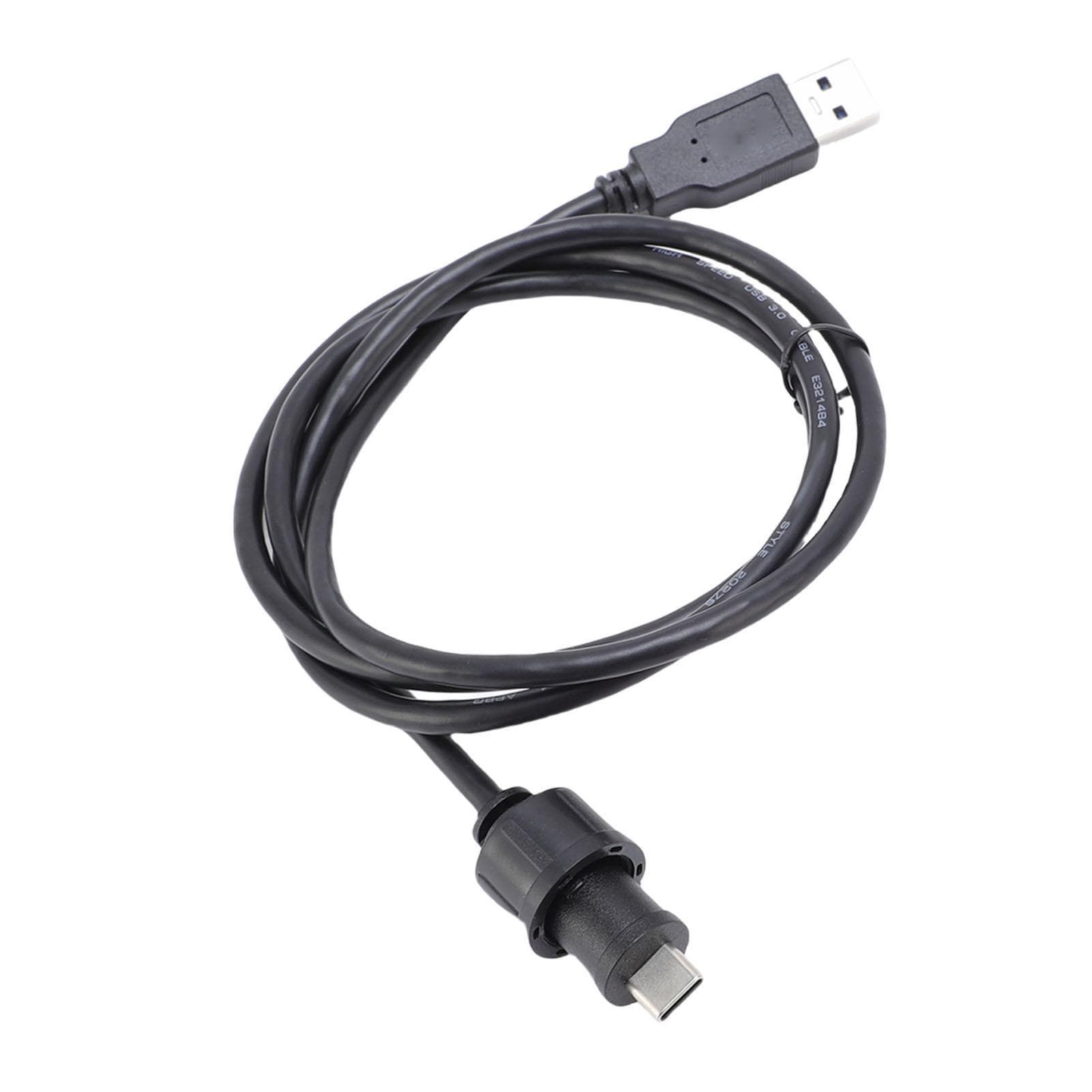 Dashboard Panel Cable 3.3ft USB C to USB 3.0 Threaded Flush Mount Rain Proof Extension Cable for