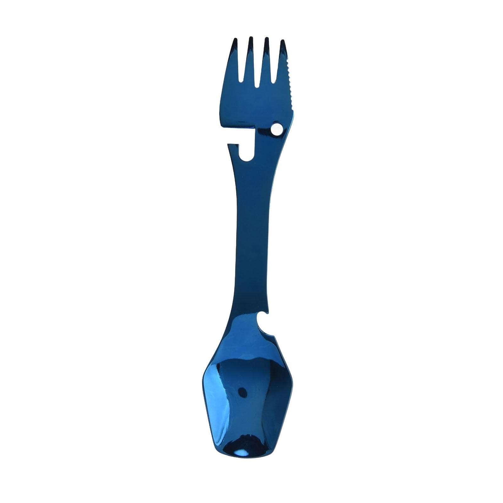 Multifunctional Stainless Steel Every Day Carry Fork Spoon Bottle Opener Blade Wrench for Outdoor L(for 6.5-9kg)