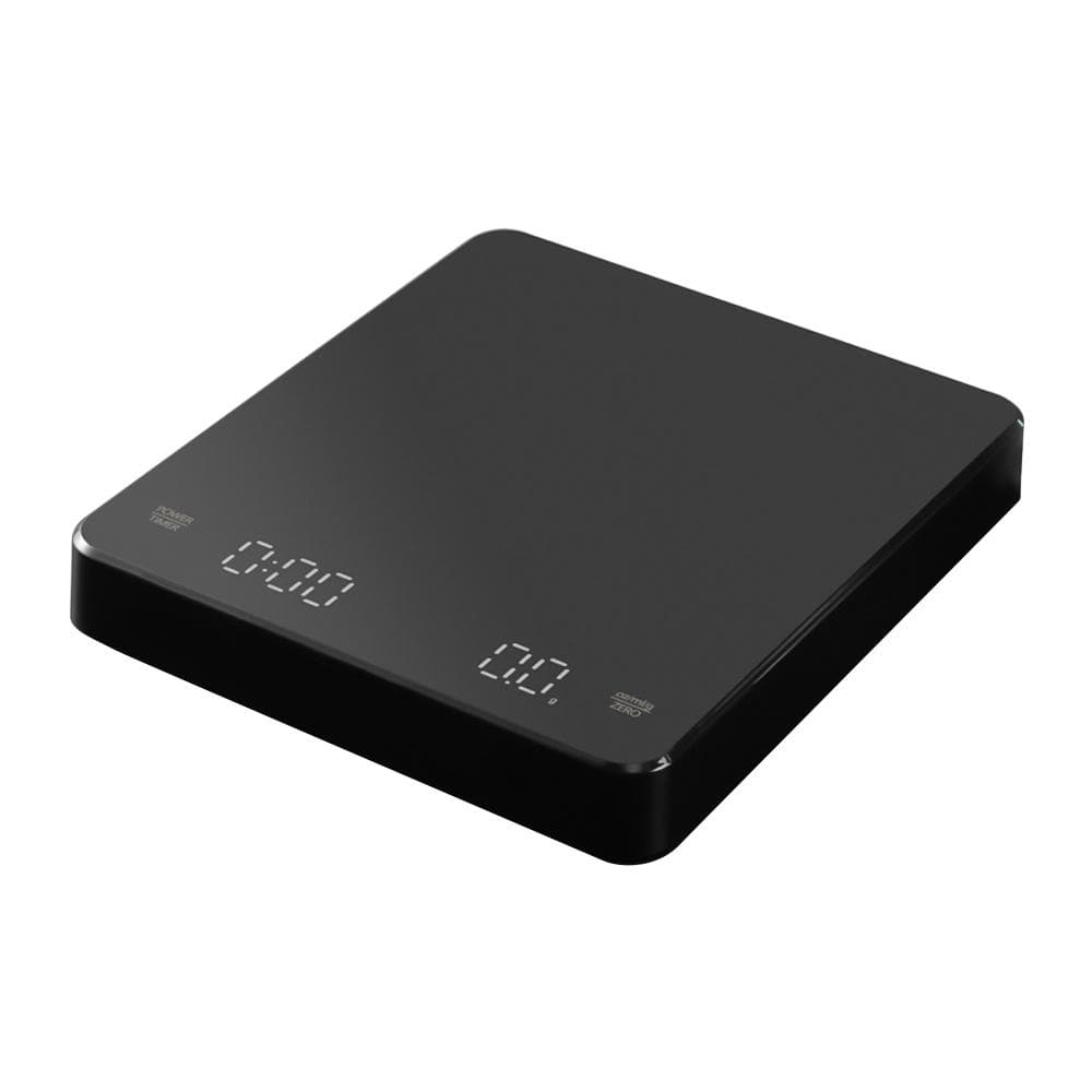 Digital Coffee Scale with Timer LED Screen Espresso Scale Built-in Battery 3kg Max.Weighing 0.1g black