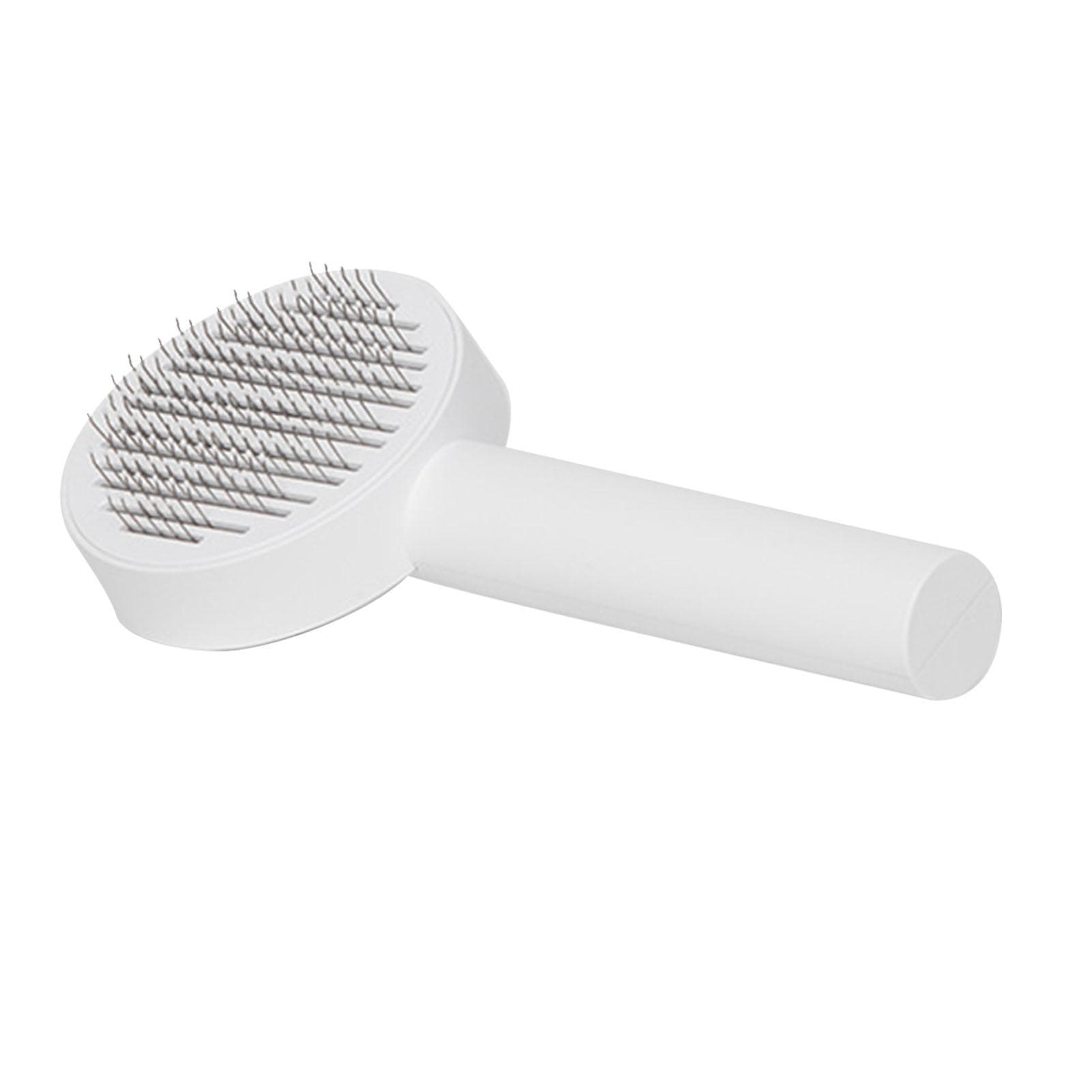 Pet Grooming Comb Efficient Comfortable Versatile Hair Clean Brush for Cats Dogs for Home Outdoor white
