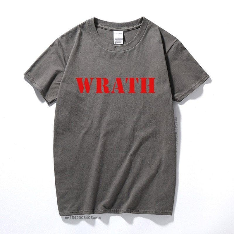Limited Wrath Natural Selection Logo Design Unisex Black T-Shirt Unisex Women Camisas Hombre Oversized T Shirt Cotton XL