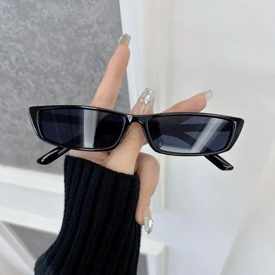 Fashion Rectangle Sunglasses Women Men Designer Trendy Sun Glasses Female Outdoor Travel Oculos De Sol UV Protection other