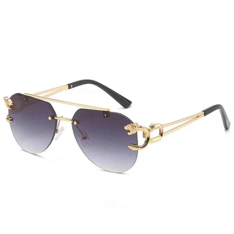 New Fashion Retro Rimless Sunglasses for Women Men UV400 Metal Sun Glasses Frameless Shades Eyewear