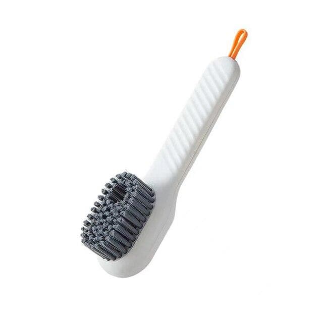 Multifunctional Soft-bristled Shoe Brush Shoe Brush Long Handle Brush Clothes Brush Shoe Clothing Board Brushes Cleaning Tool white