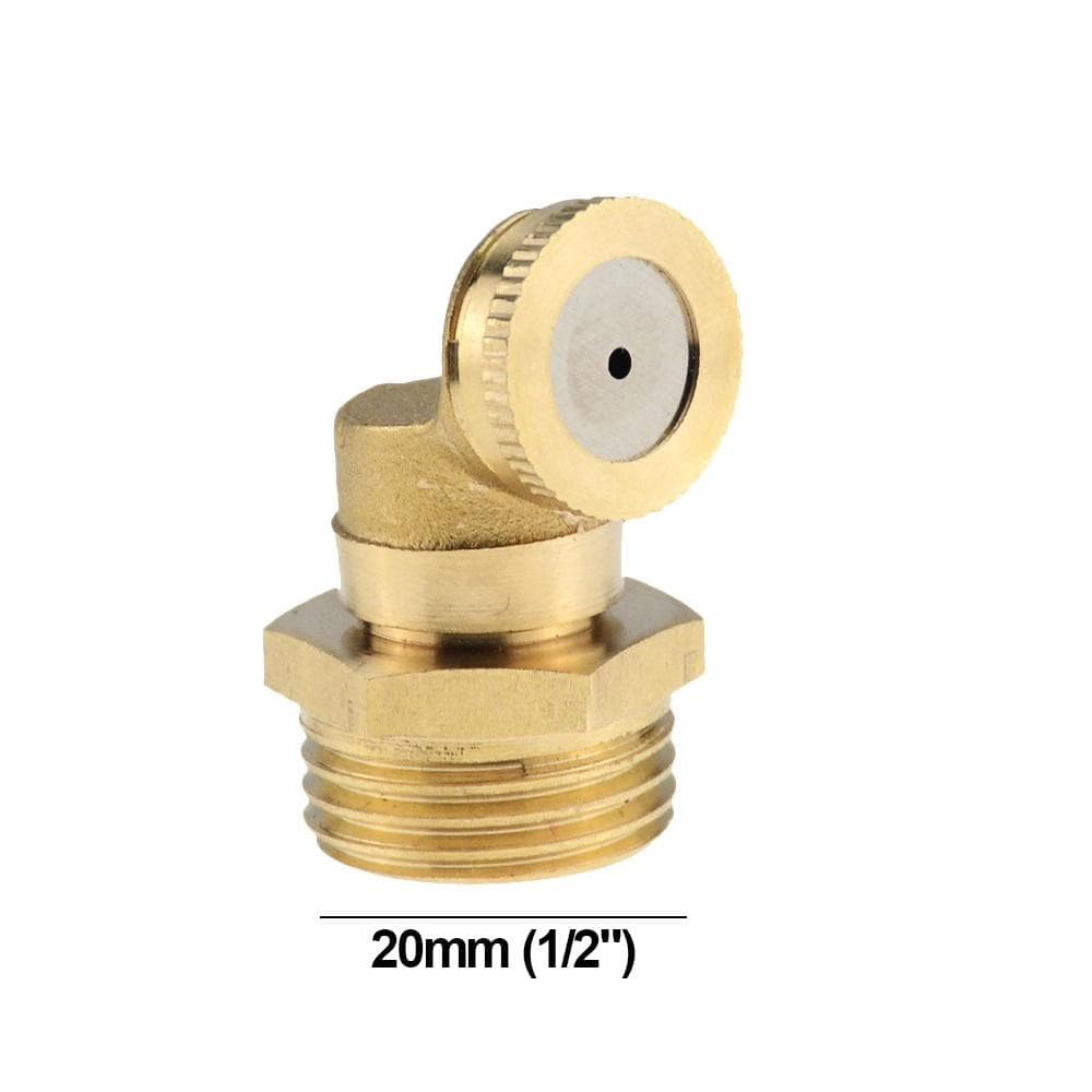 1/2 Inch Misting Sprinkler Garden Watering Irrigation Spray Nozzle Brass Mist Sprayer 1 nozzle