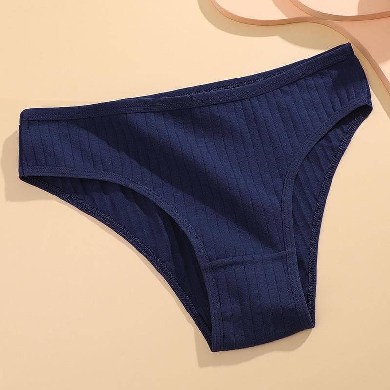 FINETOO Cotton Panty Women's Solid Color Panties for Women Sexy Briefs Female Underpants M-XL XL