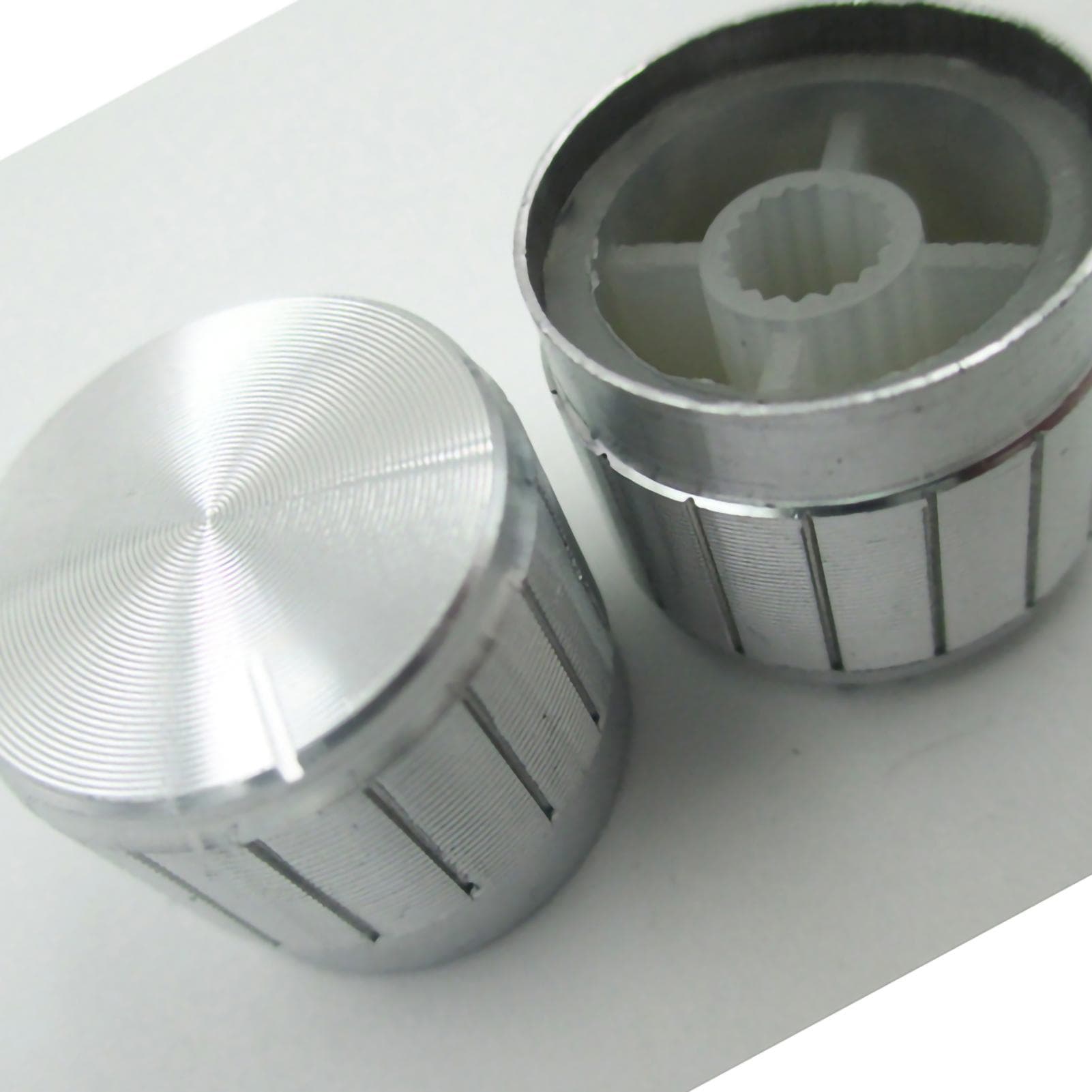 Switch Knob Potentiometer Cap Aluminum Alloy Sound Rotary Volume Control Floor Lamp Knob White white