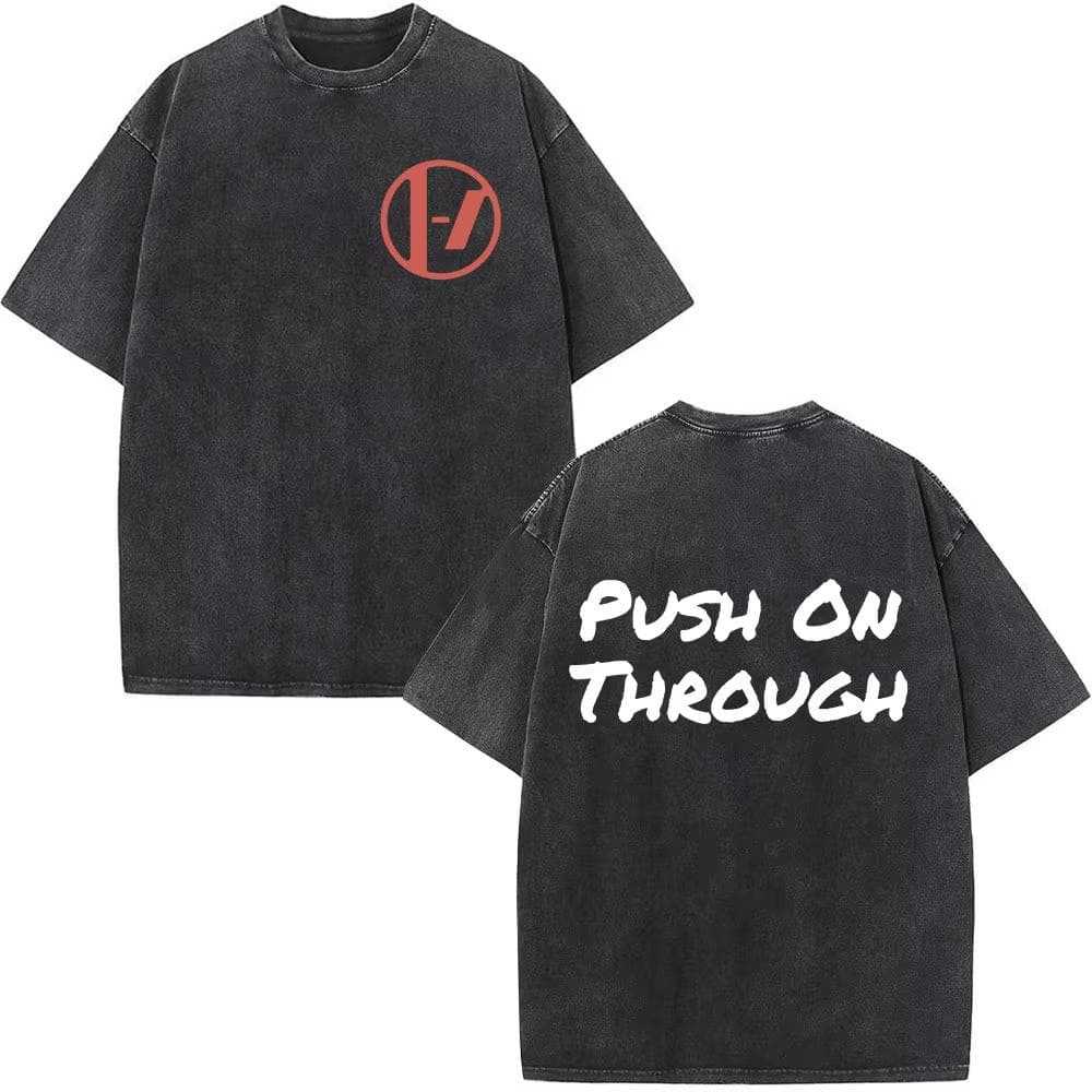 Vintage Rock Band Twenty One Pilots Washed T-shirt Men Women Cotton Casual Streetwear Tops Tee Short Sleeve Harajuku Y2k 2XL