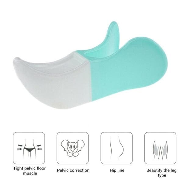 Body Hip Trainer Thigh Buttocks Exerciser Sexy Inner Thigh Exerciser Bladder Control Device Correction Buttocks Butt Training blue