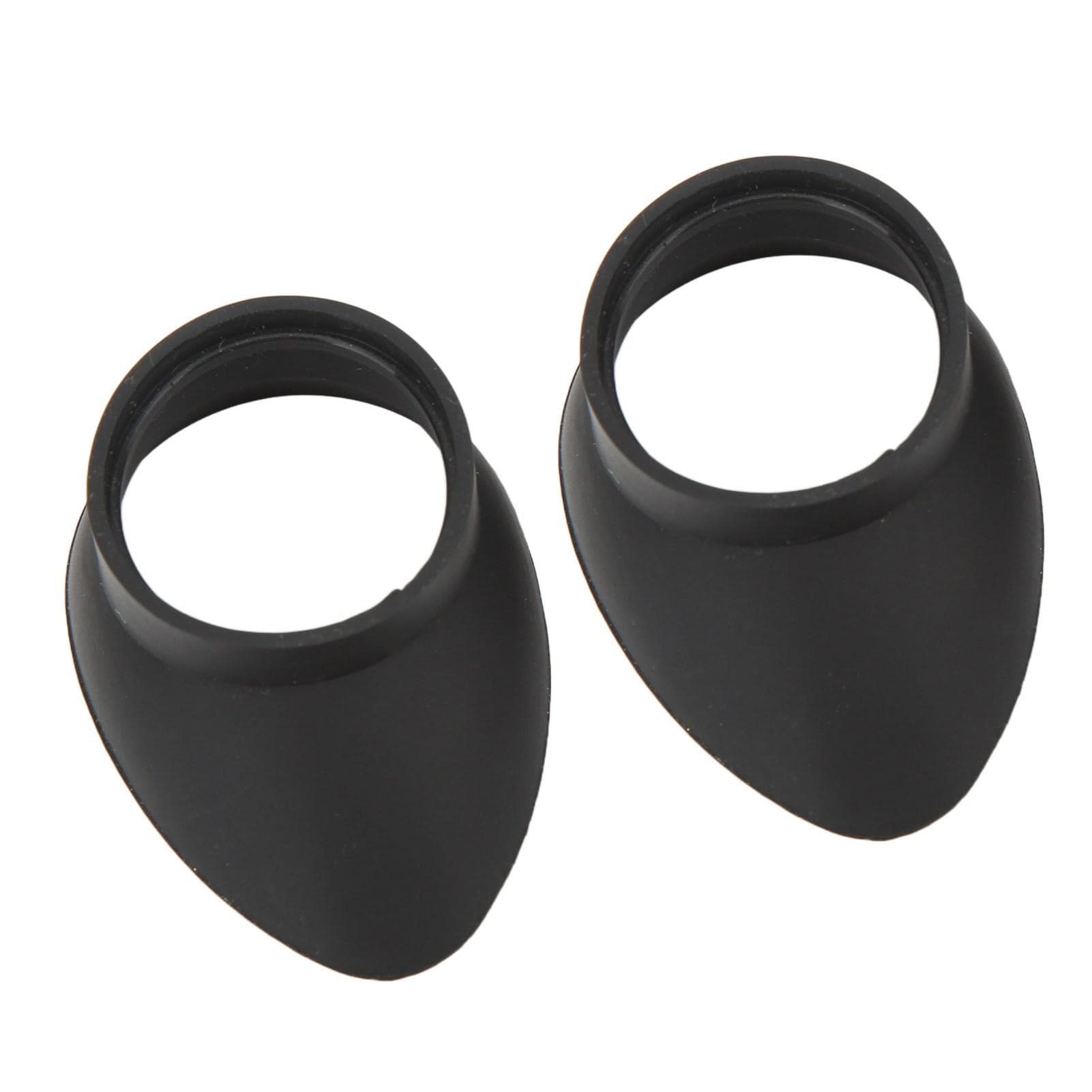 2pcs Rubber Eye Cups 27mm Inner Diameter Foldable Eyepiece Cover for Microscope Ocular Instrument