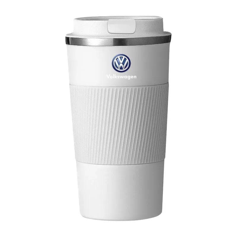 VW GTI GOLF 2026 Hot For VW VOLKSWAGEN Car Vacuum Flasks Coffee Cup Travel Portable Insulated Bottles For Volkswagen VW Passat P black