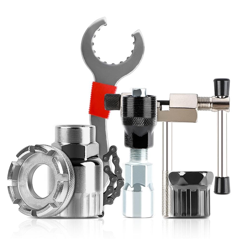 WEST BIKING Bicycle Repairing Tool Kits Bikes Chains Cutter Bracket Flywheel Remover Bike Wrench multicolour