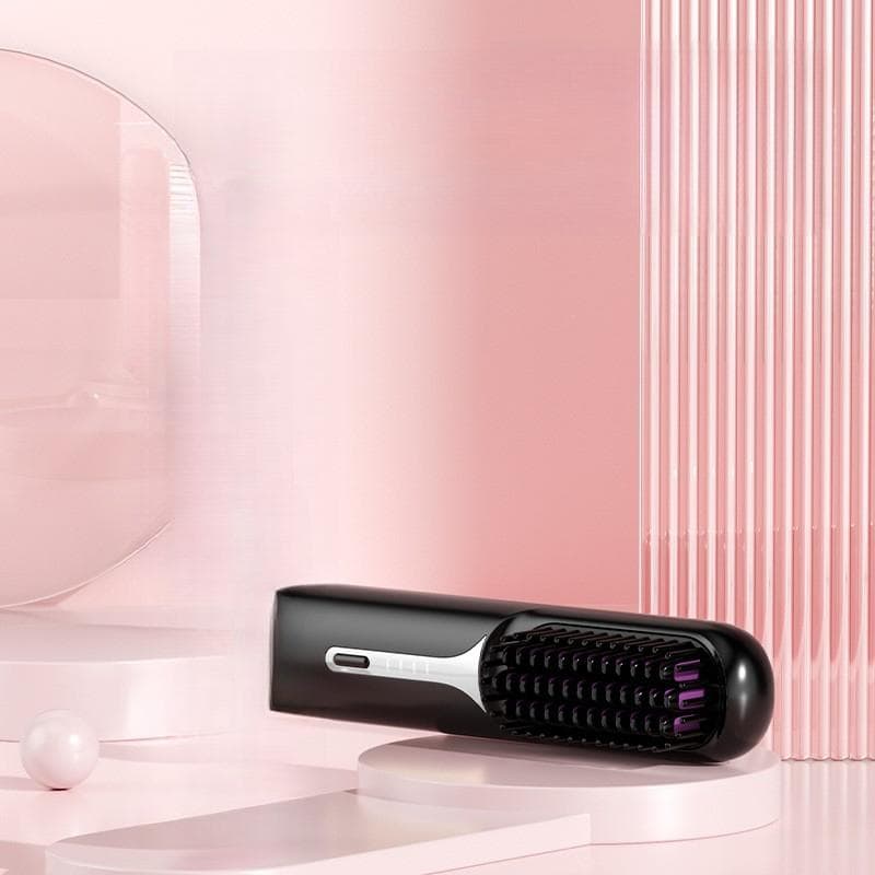 New Wireless Hair Straightener Negative Ions Do Not Hurt Hair Portable Straight Roll Dual-purpose Lazy Charging Hair Straightener