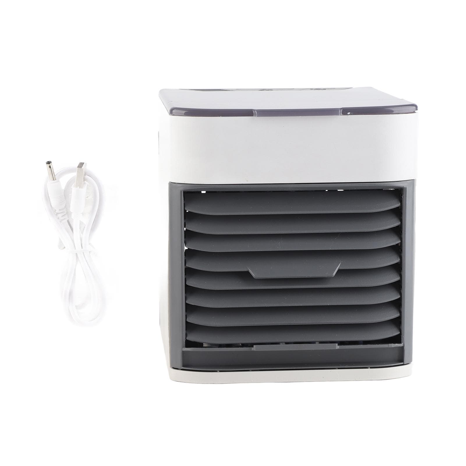 USB Powered Air Cooler Mini Portable Air Contioner Fan for Refrigeration and Humidification