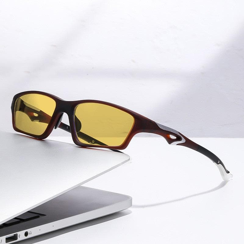 High Quality Night Vision Sunglasses TR90 Cycling Eyewear UV400 for Men Women Sports Riding Glasses