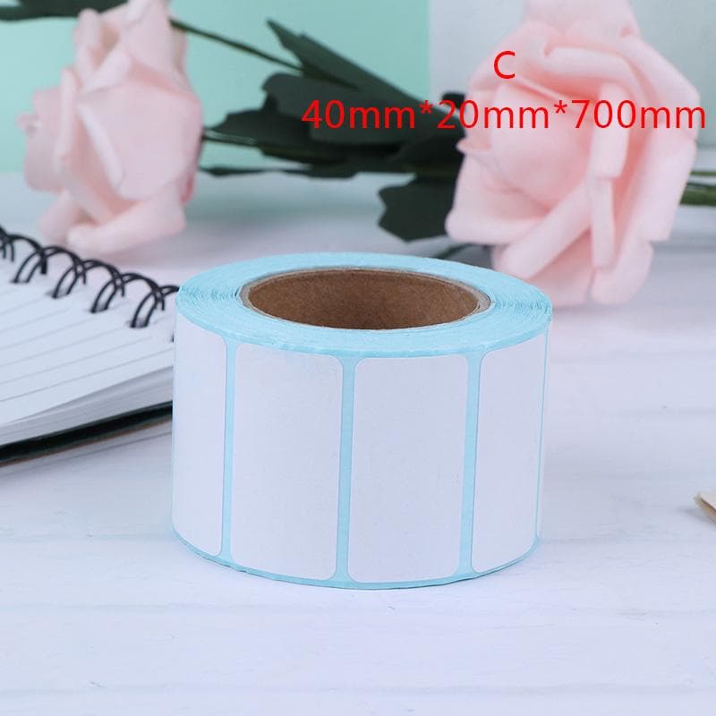 700Pcs/Roll Adhesive Thermal Label Supermarket Price Blank Label Direct Print C