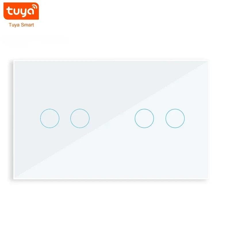 Melery WIFI Tuya Smart 4/5/6 Gang Light Switch Touch Glass Panel Wireless Wall Switch  Alexa Google Home Voice Remote Control CHINA