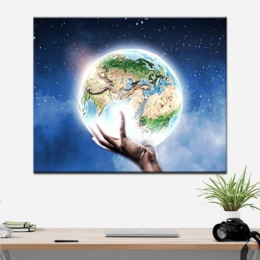 5D Diamond Painting Star Scenery Diamond Embroidery Landscape Cross Stitch Full Needlework 20X30CM