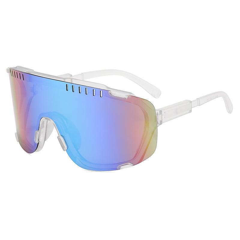 New Large Frame Cycling Glasses Colorful Anti UV Sunglasses Fashionable Sports Eyewear for Men 9929
