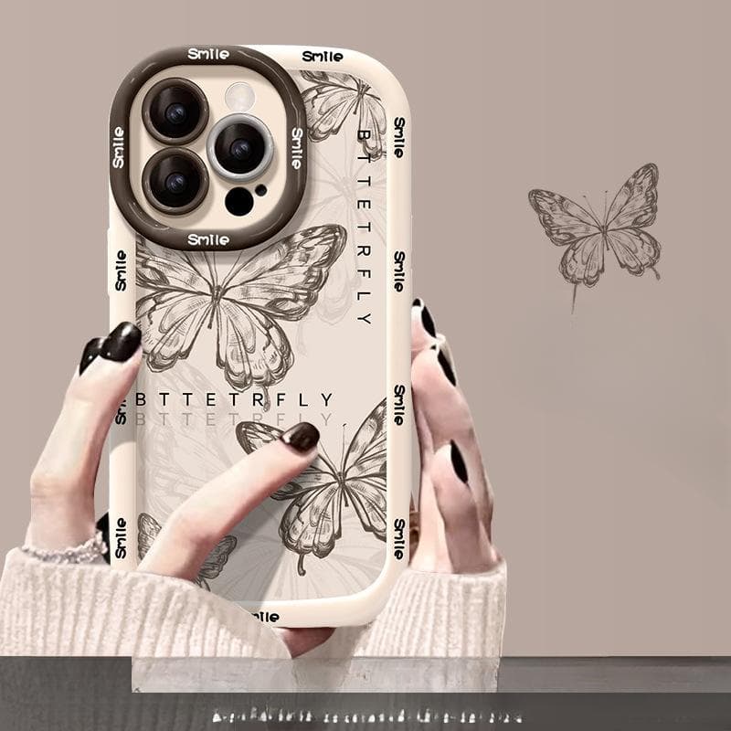 Suitable for Apple 16 Mobile Phone Case IPhone 13 Puff Shell Full Screen Butterfly 14 Promax Creative Ins Apple 7PLUS/8PLUS