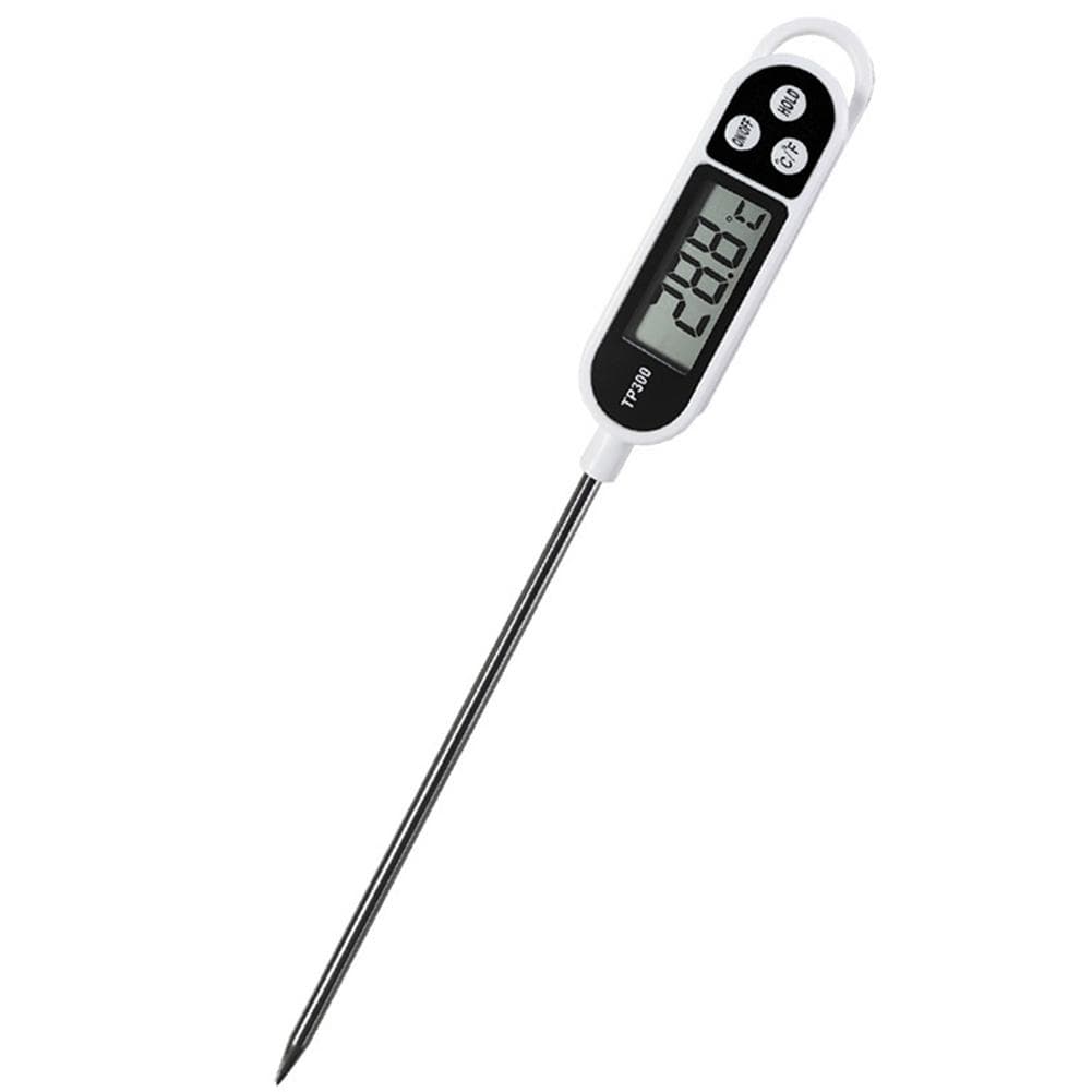 TP300 Digital Food Thermometer Instant Read Electronic Food Probe Digital Temperature Measuring Tool for Meat /Cooking /BBQ/Milk