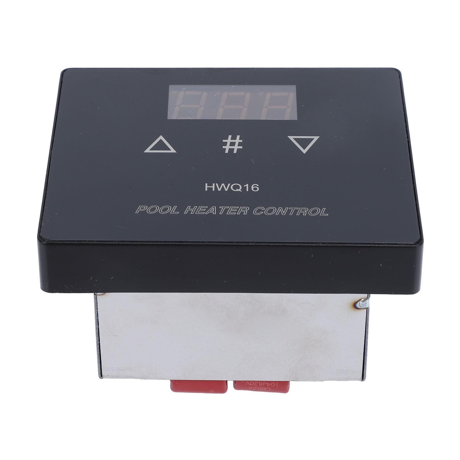 Electric Pool Thermostat Panel Touchscreen Digital Display Swimming Pool Heater Control Panel for