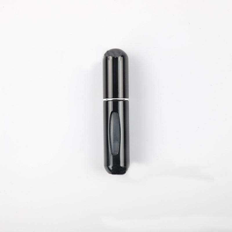 5 ML Mini Vacuum Refillable Perfume Atomizer Bottle Travel Scent Pump Spray Capsule Case black