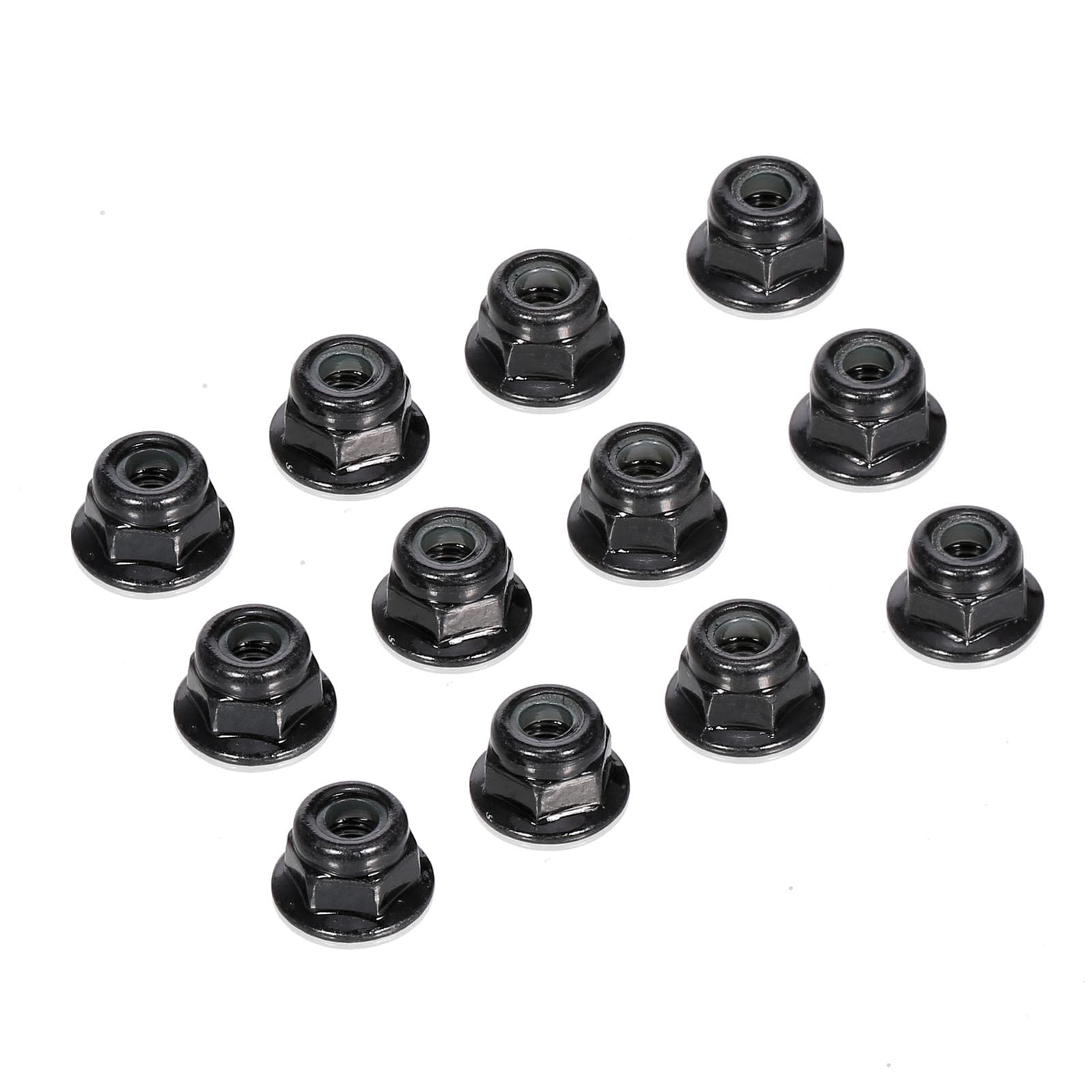 Metal 4mm M4 Wheel Lock Nuts Compatible with 1/10 RC Car Hsp Redcat Traxxas Tamiya Hpi Rc4wd Axial black