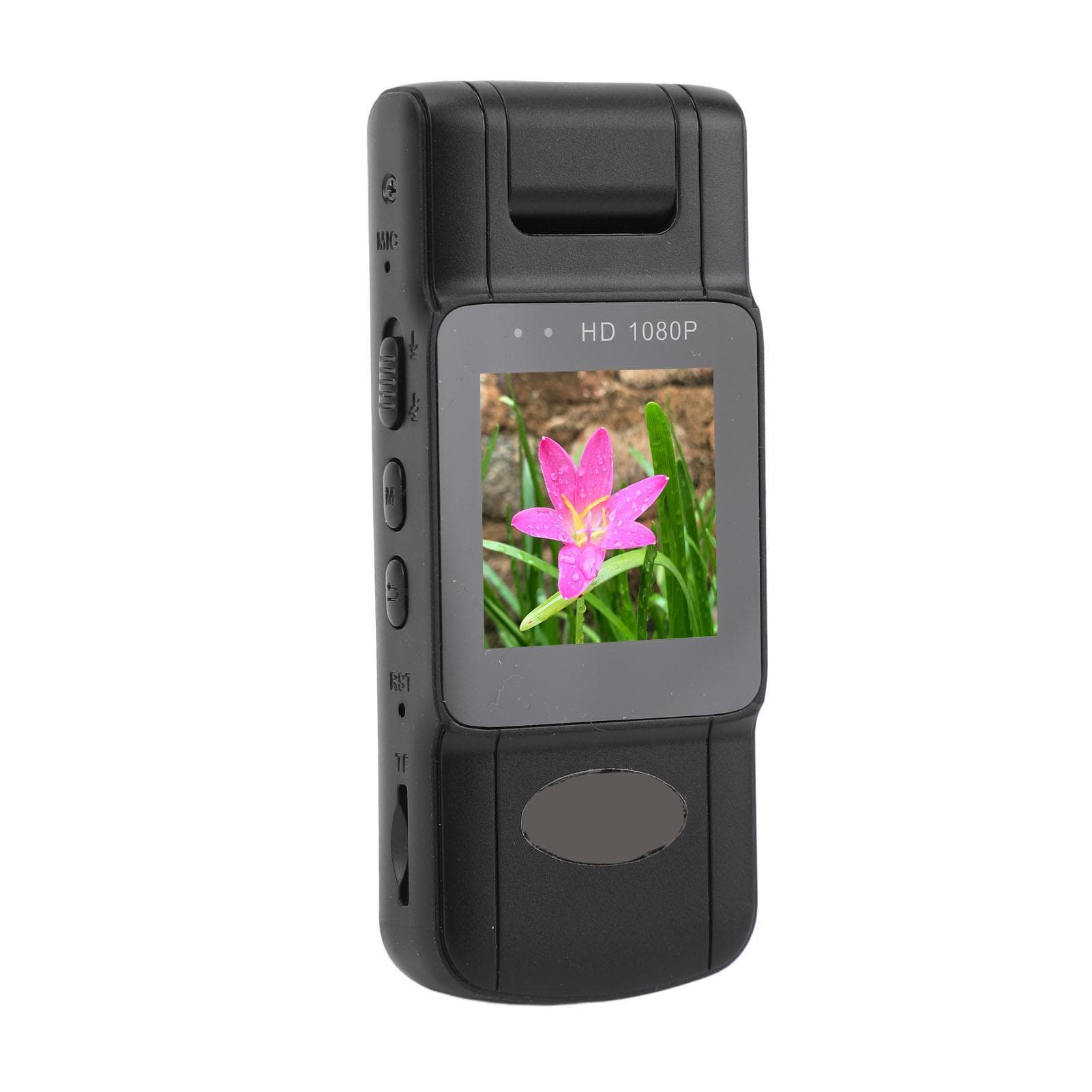 Wearable Camera 2K Night Vision 180 Degree Lens Rotation Magnetic Body Worn Sports Camera with Back