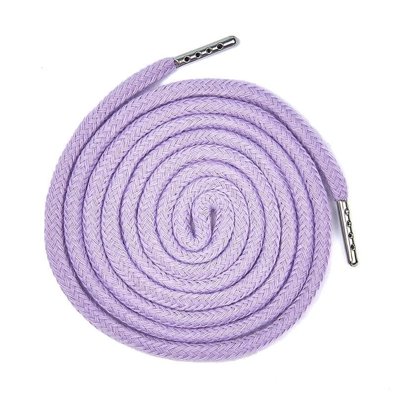 Polyester Cotton 1.3m Drawstring for Sportswear and Hoodies with 5mm Metal Tip