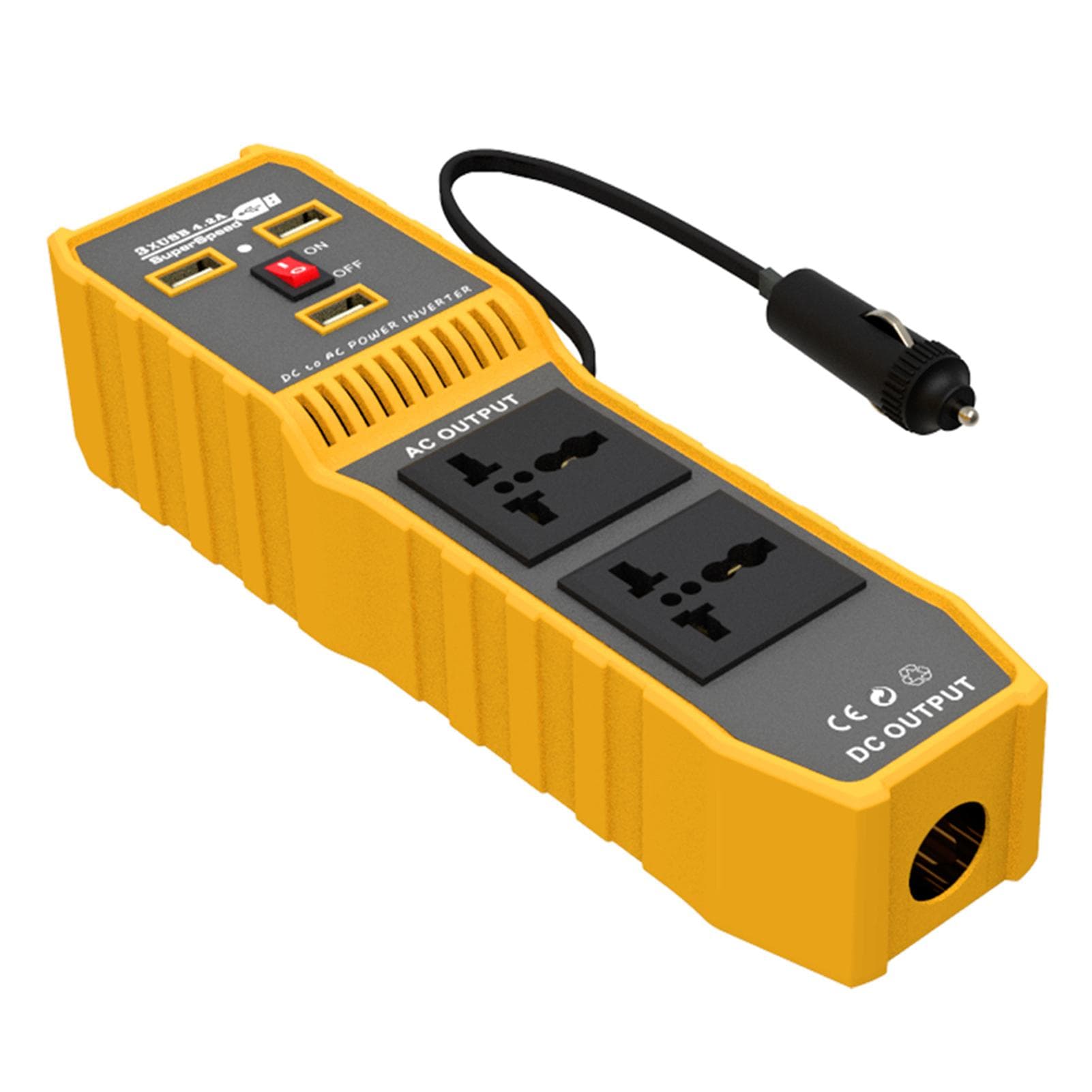 400W Car Power Inverter High Frequency Modified Sine Wave Inverter DC 12V to AC 220V Converter with 220V