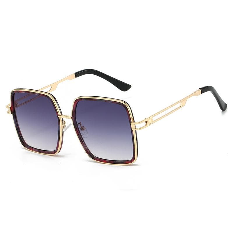 Fashion Elegant Large Frame UV Resistant Retro Gradient Sunglasses M5246 For Women Men