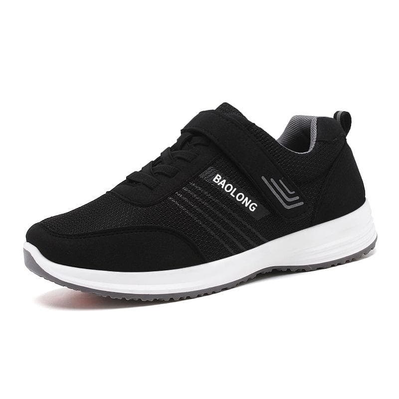 Walking Shoes Spring New Travel Shoes Comfortable Soft Bottom Middle-aged and Elderly Running Couple Elderly Sports Shoes 44