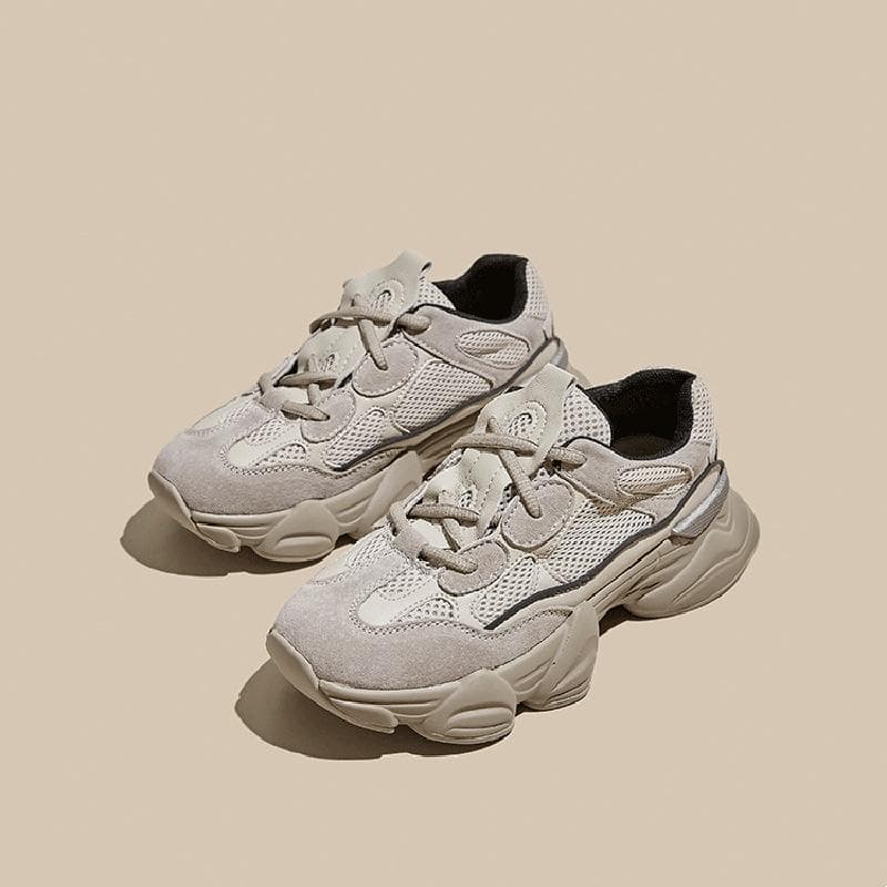Genuine Leather Daddy Shoes Women's Spring New Thick-soled Heightened Small Waist Casual Sports Forrest Gump Shoes Trend 40