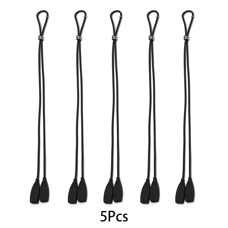 KAMMPT 5PCS Adjustable Glasses Strap Soft Anti-slip Silicone Eyeglasses Rope High Quality Eyewear Lanyards for Sports
