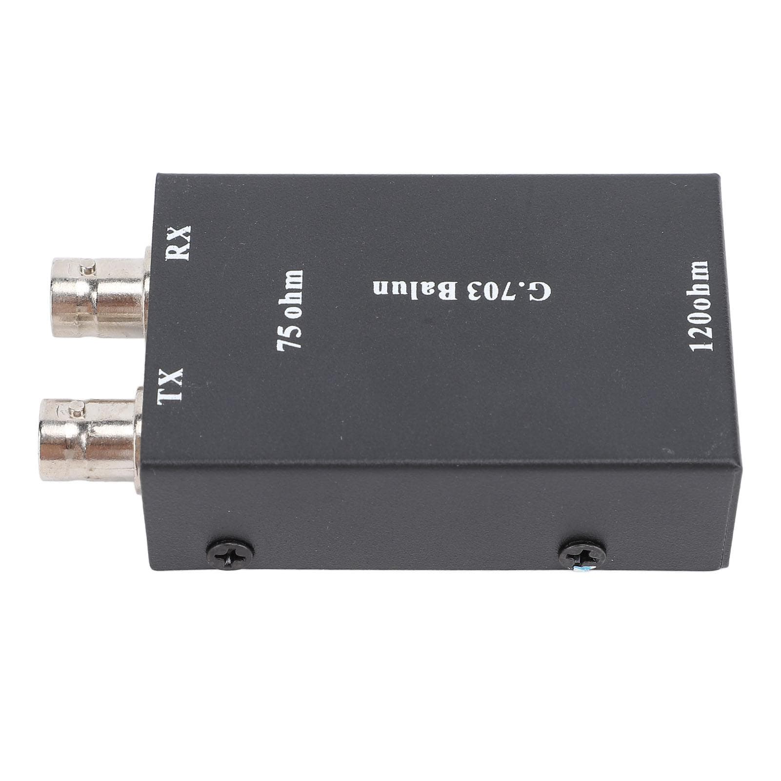 BNC Ethernet to RJ45 Converter 75ohm to 12ohm Connector G703 Balanced to Unbalanced Converter for