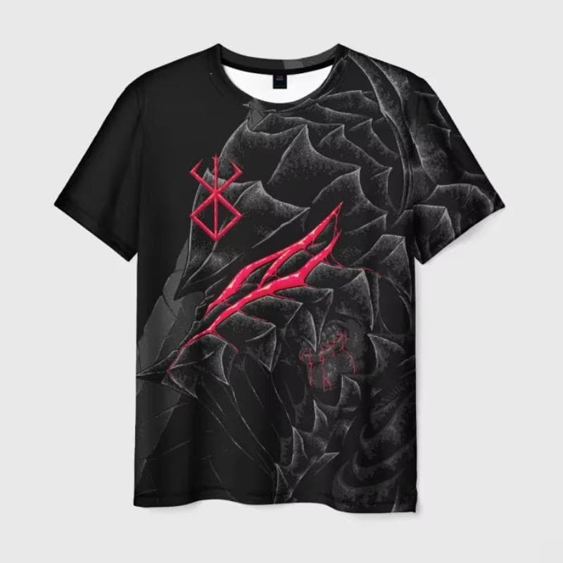 Anime Berserk Guts Printed T-shirts 3D Men/Women Stylish Harajuku Tee Shirt Casual Kid Personality Short Sleeve Top Clothing M