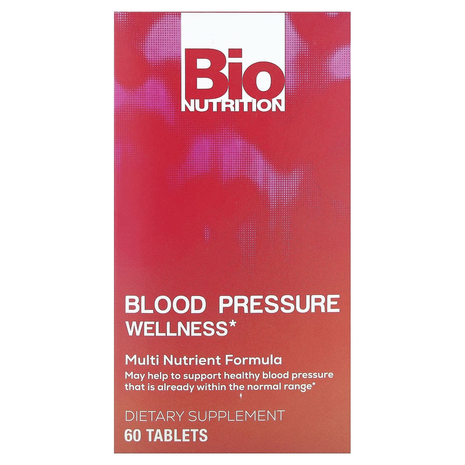 Bio Nutrition, Blood Pressure Wellness, 60 Tablets